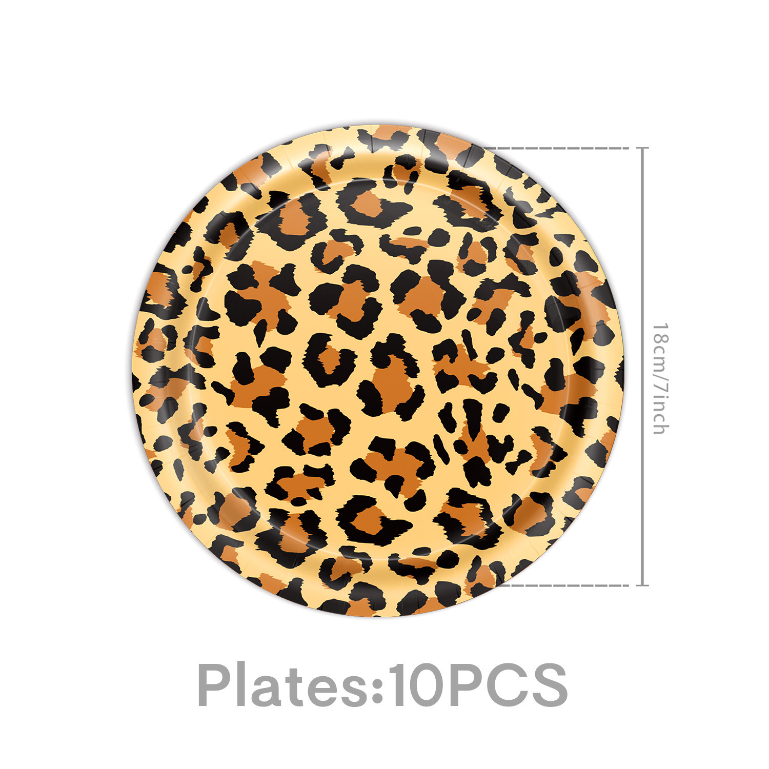 Gold-7 INCH x 10pcs