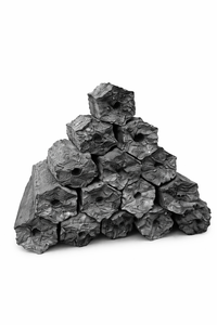 Briquettes de charbon hexagonales - Product Image 3