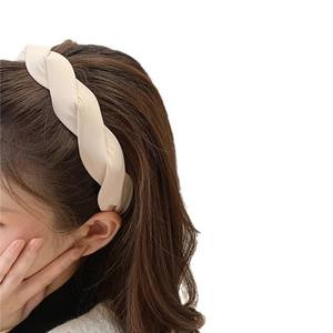 Style français rétro haut crâne couleur unie cerceau de <span class=keywords><strong>cheveux</strong></span> femme pâte frite torsades reliure de <span class=keywords><strong>cheveux</strong></span> cerceau de <span class=keywords><strong>cheveux</strong></span> net rouge nouveau - Product Image 4