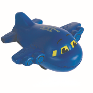 Vente en gros, promotion à prix réduit, logo personnalisé, jouets anti-stress en mousse PU en forme d'<span class=keywords><strong>avion</strong></span> pour enfants et adultes, balles à presser - Product Image 1