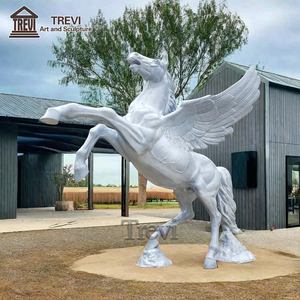 In ottone <span class=keywords><strong>antico</strong></span> animale statua <span class=keywords><strong>bronzo</strong></span> alato cavallo scultura per il parco giardino all'aperto - Product Image 6