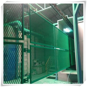 Diamond Guardrail Mesh 0.8*3 Meters Dark Green Highway Protection Isolation <b>Net</b> Low Carbon Steel <b>Wire</b> - Product Image 1