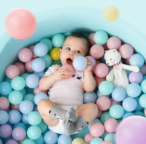 Crush Proof Clear Plastic <strong>Ball</strong> <strong>Pit</strong> <strong>Balls</strong> Pastel <strong>Pink</strong> Blue Light Purple Soft Ocean <strong>Ball</strong> - Product Image 1