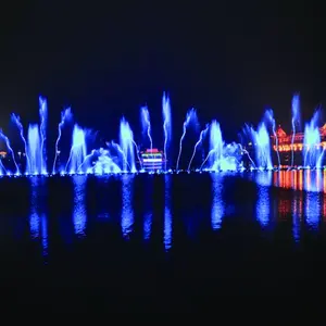 Illuminazione a LED per esterni diretta in fabbrica illuminazione in acciaio inossidabile ugello digitale Park Music Dancing Fountain Water Project