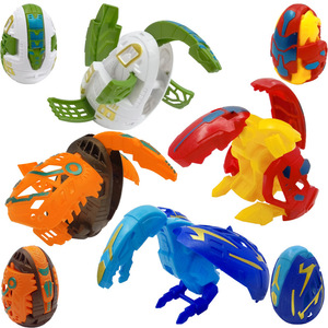 Huevo de dinosaurio deformable, 16 piezas, transformación manual, 2 modos, juego de juguetes para niños, 4 colores aleatorios, paquete mixto - Product Image 5