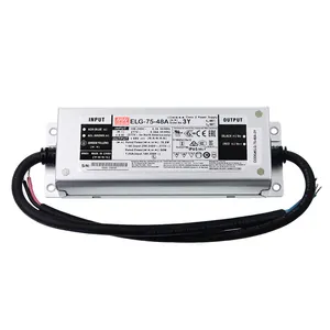 Meanwell ELG-75-48A IP67 LED 48 ~ 75W sabit voltaj + sabit akım led güç sürücüsü