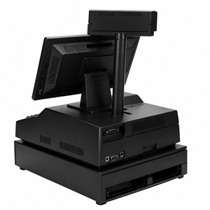 Professional 13.3 Inch Supermarket Billing Machine Integrated Keyboard Thermal <b>Printer</b> and Metal Cash Drawer POS System Hardware - Product Image 4