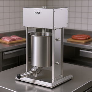 Embutidora de Salchichas Eléctrica Vevor de 10L, Máquina Procesadora de Carne Comercial de Acero Inoxidable - Product Image 2