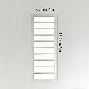6 pièces de bordures autocollantes multicolores pour animaux de compagnie, étanches, transparentes, pour la rentrée scolaire, index transparents pour la prise de notes - Product Image 2