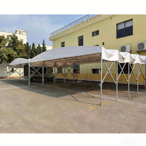 Tente mobile pliable en PVC, résistante à l'eau et aux UV, auvent télescopique rétractable, abri extérieur mobile - Product Image 5