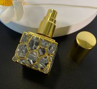 Botol Parfum Mini Kaca Isi Ulang Kosong Gaya Arab UV Gold 10ml