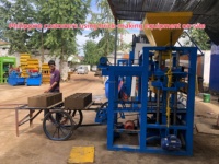 Máquina para Hacer Ladrillos Tipo 4-35 de Bajo Consumo, Silenciosa, Fácil de Operar y de Mantener, Máquina para Hacer Bloques de Hormigón Espumado