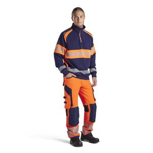 BLAKLADER - 355311588953XXL Suéter Hi-Vis Azul marino/Naranja-EAN 7330509830758 ROPA DE TRABAJO DE LA HI-VIS - Product Image 4
