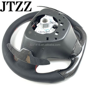 Para <span class=keywords><strong>Cadillac</strong></span> ATS <span class=keywords><strong>CTS</strong></span> <span class=keywords><strong>V</strong></span> Coupe <span class=keywords><strong>Sedan</strong></span> 2013 2014 2015 <span class=keywords><strong>2016</strong></span> 2017 volante de fibra de carbono cuero negro ala paletas de cambio - Product Image 4