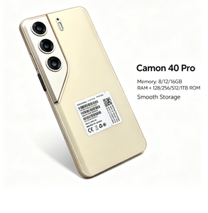 โทรศัพท์ TECNO Camon 40 Pro 5G สมาร์ทโฟนหน้าจอ AMOLED 6.8 นิ้ว 120Hz กล้อง 50MP แรม 16GB ความจุ 1TB  พร้อมเซ็นเซอร์ลายนิ้วมือ ระบบปฏิบัติการ Android 13 - Product Image 6