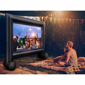 Backyard 14ft <b>Inflatable</b> Screen Outdoor Projection Movie Projector for Outside <b>Inflatable</b> Screen Outdoor <b>Inflatable</b> Projector Sc - Product Image 5