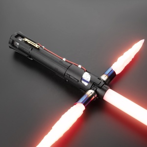 Ventes chaudes Sabre laser Kylo Ren Cross Saber LED lumineux, jouet de haute qualité, Neopixel Proffie, sabre laser de combat sombre pour cosplay - Product Image 6