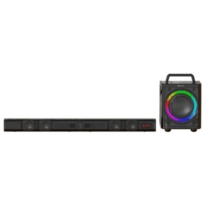 Loa thanh di động AC <span class=keywords><strong>120W</strong></span>, loa TV tích hợp đèn LED RGB, máy hoạt động ngoài trời, loa Bluetooth có micro - Product Image 4
