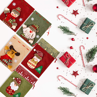 Nouveau design de cadeau de décoration de Noël mignon cerf sacs-cadeaux renne en peluche elfe en peluche père noël jouets jack poupée