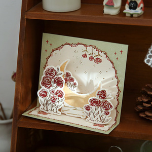 Vente chaude Saint Valentin 3D Pop-up Or Estampage Fournitures De Voeux Carte D'<span class=keywords><strong>invitation</strong></span> <span class=keywords><strong>Anniversaire</strong></span> Graduation Carte - Product Image 6