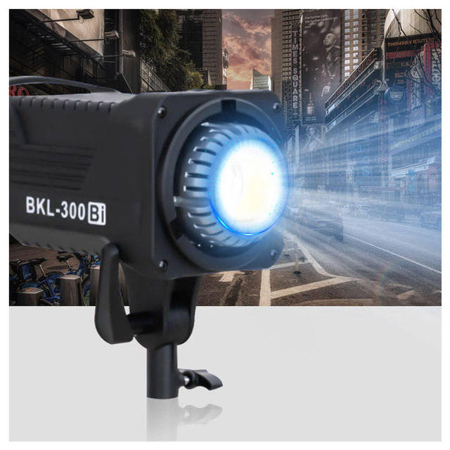 Professional 3200-5600K 120W COB LED Lights Continuous Lighting Equipment for Studio Shooting Audio Video Photographic Lighting