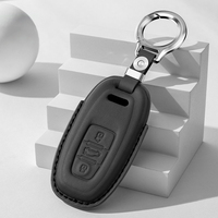 Étui de protection pour clé de voiture Audi, best-seller, en cuir de haute qualité, résistant aux chocs et à l'usure