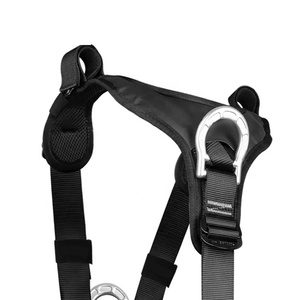 CGLX-Harnais de sécurité noir à cinq points pour spéléologie, escalade, rappel, équipement de protection contre les chutes et de sauvetage - Product Image 5