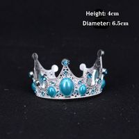 Décoration de gâteau en forme de couronne de fleurs, avec strass dorés, pour anniversaire, mariage, fête prénuptiale, fournitures de fête