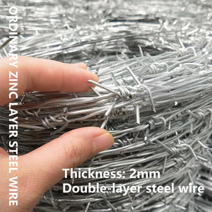 Giá thấp nhúng nóng cuộn mạ kẽm concertina đôi Strand lưỡi dao cạo dây thép gai cho Nhà Tù lưới hàng rào - Product Image 4