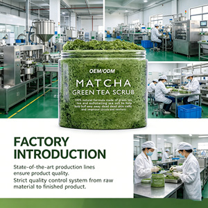 Natural Matcha <strong>Body</strong> <strong>Scrub</strong> Face <strong>Scrub</strong> Green Tea Deep Cleansing Exfoliator <strong>Scrub</strong> - Product Image 6