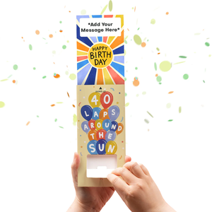 Cartes d'envoi personnalisables en forme d'enveloppe, Carte d'anniversaire <span class=keywords><strong>surprise</strong></span> à confettis éclatants, Carte de vœux pop-up, Carte lance-confettis DIY - Product Image 3