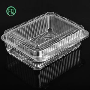 Bán buôn nhựa PET trong suốt Rosin bánh hamburger bao bì hộp rõ ràng Takeaway thức ăn nhanh vỏ sò container bao bì thực phẩm - Product Image 1