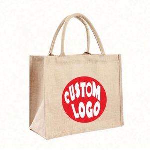 Manufacturer Waterproof Shopping Souvenir Beach Promotional Tote Food Grade Jute <b>Bag</b> for Supermarket Jute Tea <b>Bag</b> - Product Image 1