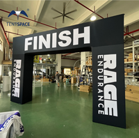 Arco de inicio de acabado de armazón portátil para evento de carreras