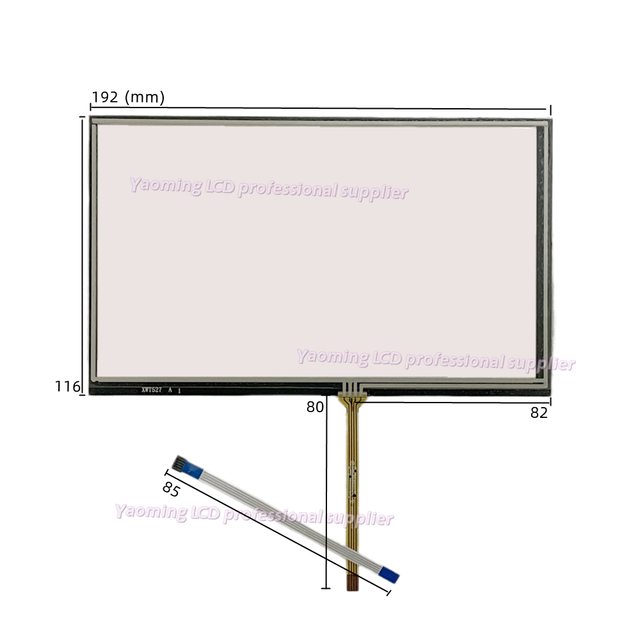 New Industrial 8" Resistive LCD Touch Panel For AT080TN64