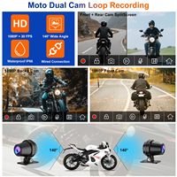 GPS moto 7 pouces, navigation sans fil, CarPlay, Android Auto, étanche IP67, TPMS, télécommande BT, fixation antivol à dégagement rapide