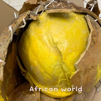 HL - Beurre de karité africain 100% naturel, fournisseur, emballage de 1 kg, beurre corporel en gros, beurre de karité brut jaune du Ghana en vrac pour la peau et les cheveux
