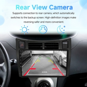 Sistema de Navegación GPS para Auto Android Rhythm con Pantalla Táctil de 9 Pulgadas, Carplay, Bluetooth, Seguridad, Asistencia de Seguros para Toyota Yaris Vios 2007-2012 - Product Image 4