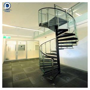 Escalera de Caracol Personalizada con Barandilla de Acero, Escalera Interior con Barandillas, Escalera en Espiral <span class=keywords><strong>para</strong></span> <span class=keywords><strong>Espacios</strong></span> <span class=keywords><strong>Pequeños</strong></span> - Product Image 5
