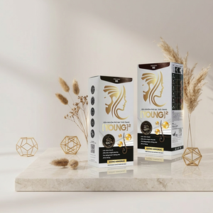 Crème colorante permanente pour cheveux, formule avancée, pour usage professionnel en salon – Couverture des cheveux gris supérieure et maintien de la couleur - Product Image 3
