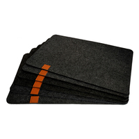 Ensemble de 6 napperons pour table à manger comprenant 6 napperons de table sous-verres et porte-couverts cadeau pour nouvelle maison