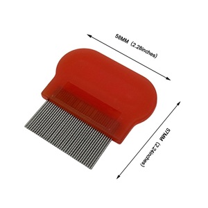 シラミとニッツのコームの物理的除去コーム長くて密な歯の綿毛除去 - Product Image 3