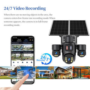 LS VISION 6MP AOV 24/<strong>7</strong> Recording <strong>Security</strong> Solar CCTV Camera <strong>System</strong> Outdoor Two-way Voice Intercom Color Night Vision CCTV Camera - Product Image 6