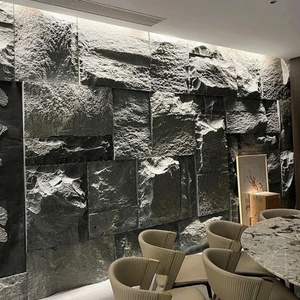 Panneaux en pierre PU, style design industriel extérieur, faux rocher, panneau mural en pierre artificielle pour mur extérieur décoratif - Product Image 4