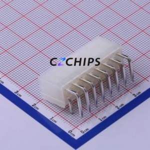 C4255WR-2X08P Wire-to-Board Pin Header Bent Lead Through Hole,P=4.2mm Connector 2x8P 4.2mm Right Angle Insert 16P - Product Image 2