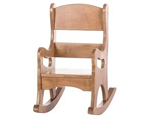 Vente en gros d'usine de meubles pour enfants personnalisés de qualité supérieure transat pour bébé chaises à <span class=keywords><strong>bascule</strong></span> en bois pour enfants avec support en bois - Product Image 1