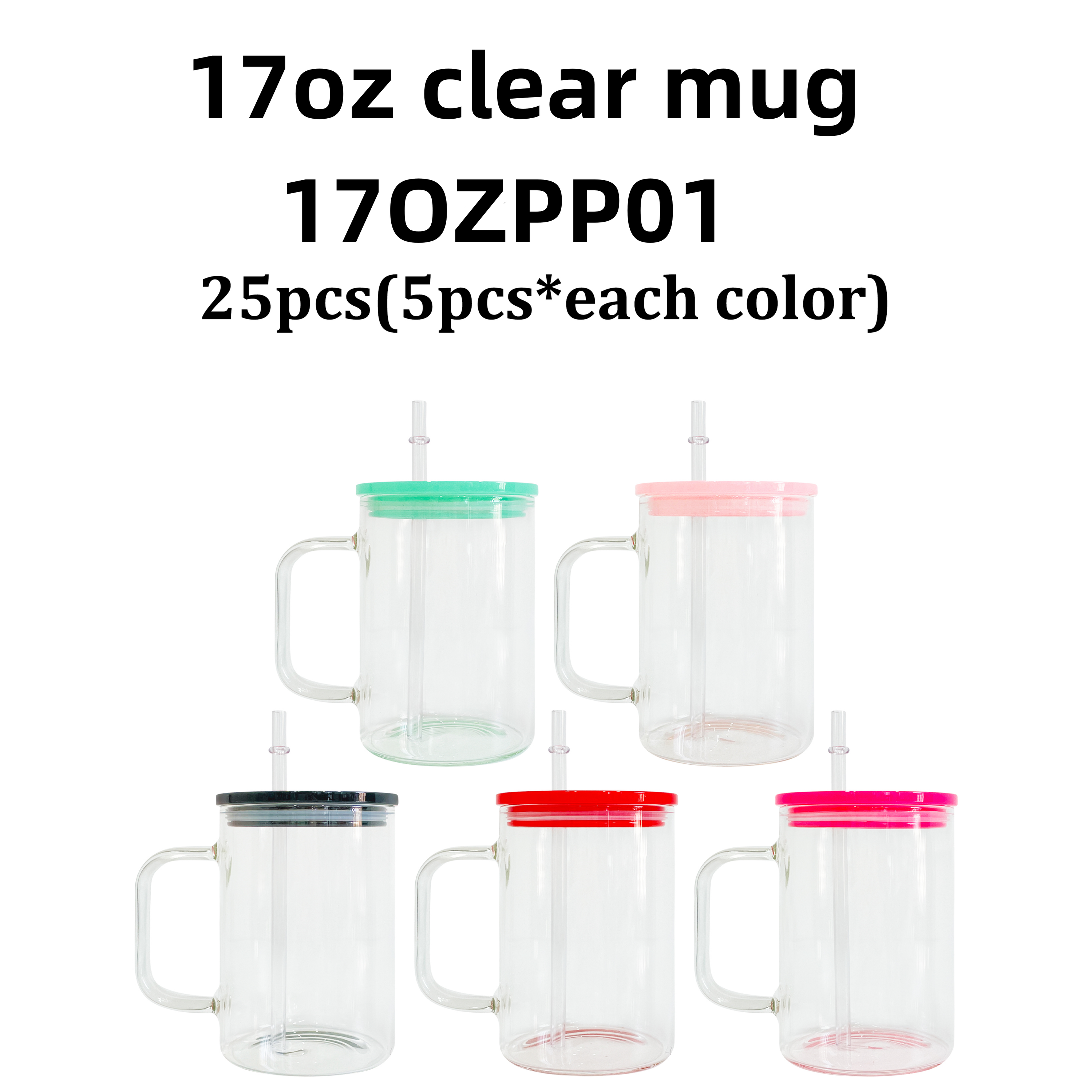 17OZPP01 Mug transparent 17oz