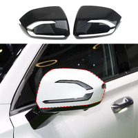 Pour 2019 2020 2021 2022 2023 hyundai palissade accessoires fibre de carbone style voiture rétroviseur couverture