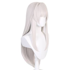 วิกคอสเพลย์ Mu Fei Honkai Star Rail รุ่น J1 วิกผมยาวตรงสีน้ำตาลอ่อน ขนาดกลาง คลาร่า โฮโม หนังศีรษะเสมือนจริง ผลิตด้วยเครื่องจักร น้ำหนัก 600 กรัม - Product Image 6