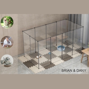 Ekolojik Akrilik Evcil Hayvan Oyun Parkı Açık Hava Tavşanları Metal Köpek Kulübesi İç Mekan Yavru Köpek Katlanabilir Oyun Parkı Evcil Hayvan Çiti - Product Image 4